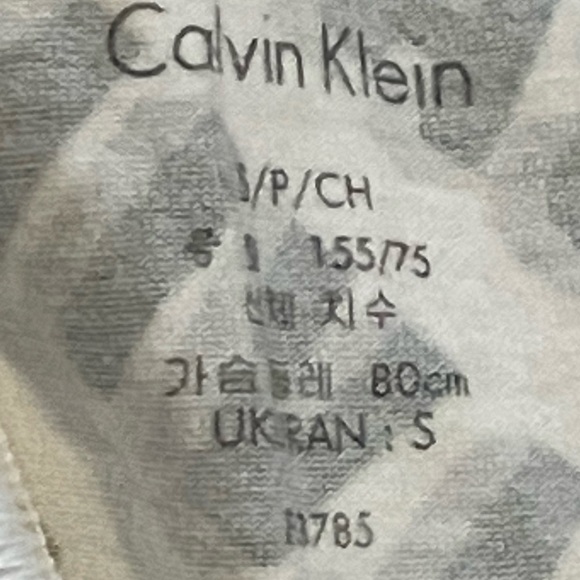 CK Calvin Klein Modern Racer Back Sports Bra Size Small - Picture 6 of 6